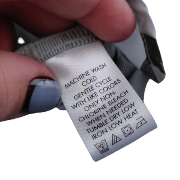 Calvin Klein Gray Black Plaid Button Down Casual Long Sleeve Shirt Men Size XL - Picture 6 of 7